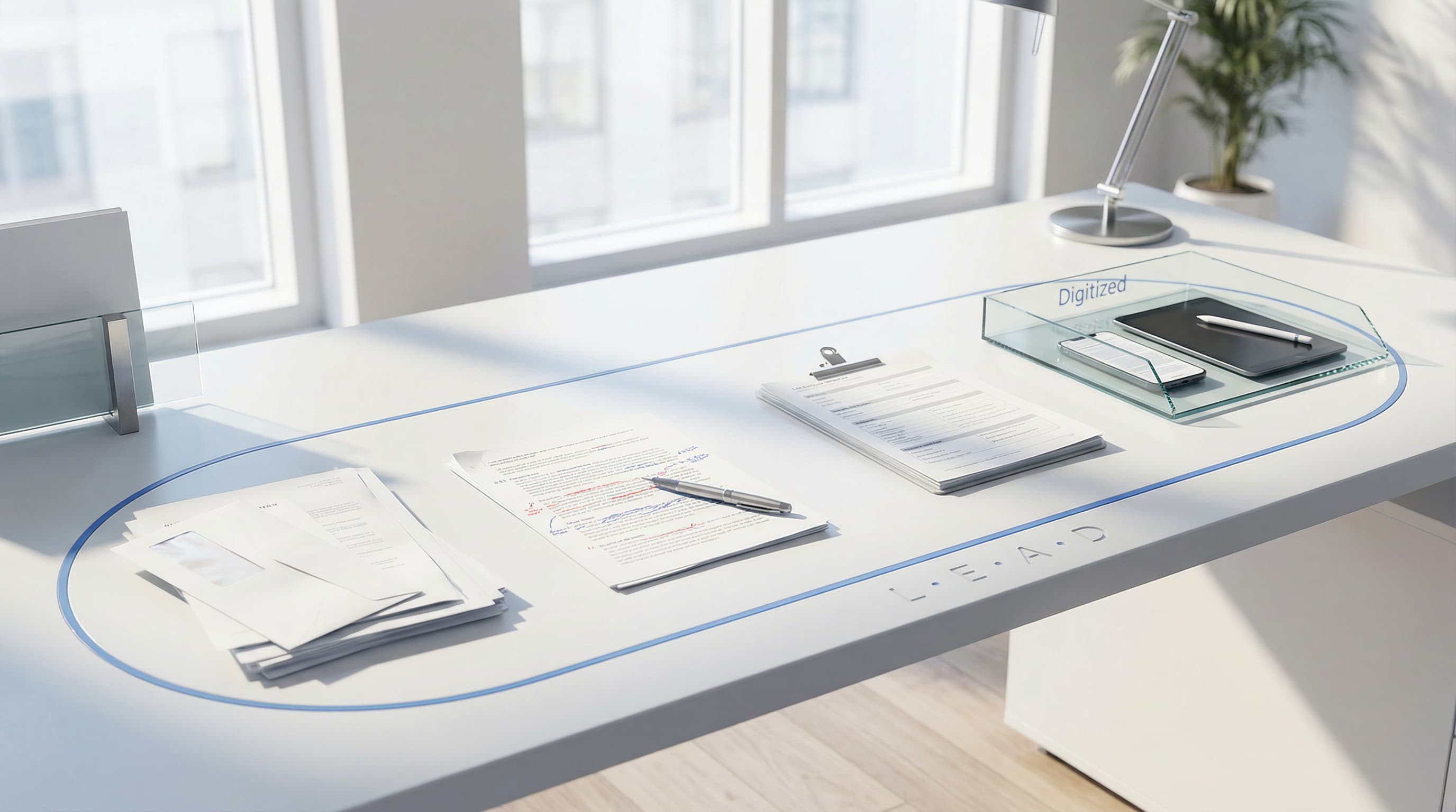 The LEAD System: four phases Lighten, Evaluate, Assign, Digitize